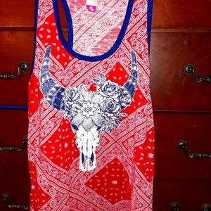 Western tank top